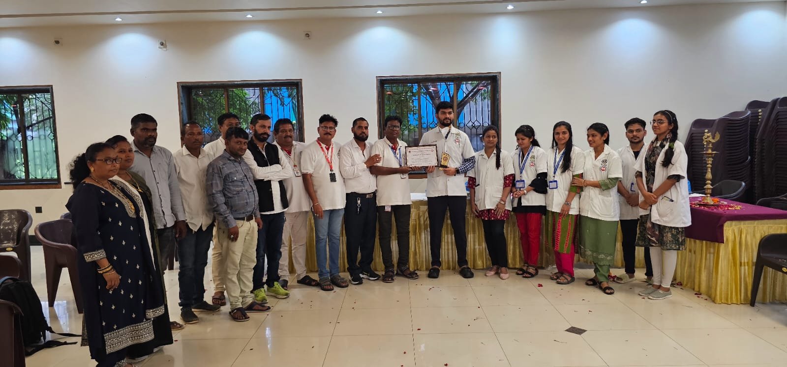 मीडिया चेरिटेबल ट्रस्ट द्वारा द्वितीय वार्षिक रक्तदान शिविर हुआ संपन्न 4 IMG 20240725 WA0012