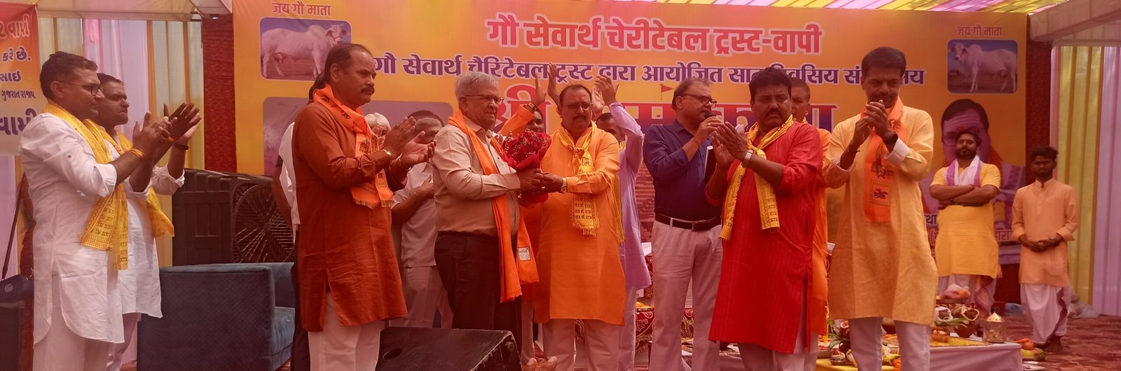 भव्य कलश यात्रा के साथ वापी में " गौसेवार्थ " निमित्त श्रीराम कथा का शुभारंभ* 5 IMG 20250316 182016 scaled