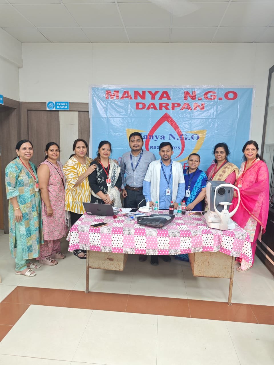नानी दमन में MANYA NGO और Dr. Agarwal Hospital के सहयोग से आंखों का सफल स्वास्थ्य कैंप आयोजित 4 IMG 20251201 WA0009